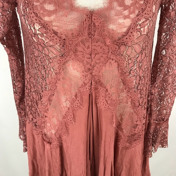 Free people women’s lace tunic top dress Tell Tal - Picture 6 of 6